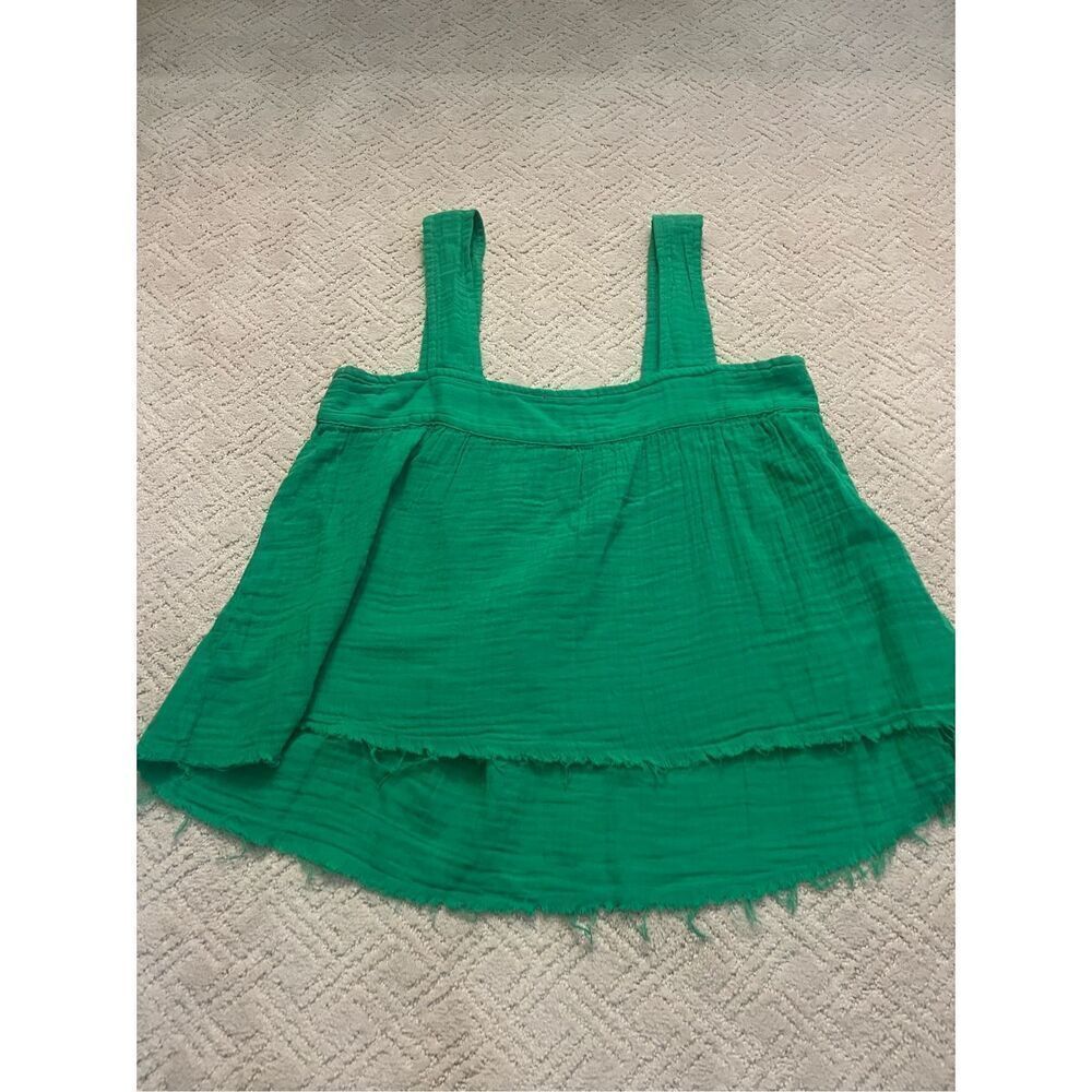 Stark X Gauze Cotton Green Tank - Picture 4 of 6